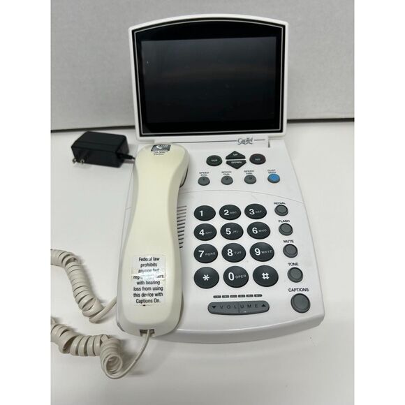 CapTel 840i Analog Captioned Phone Hearing Impaired - Picture 1 of 4